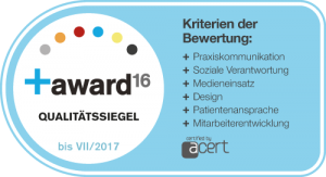 award 16 Qualitätssiegel